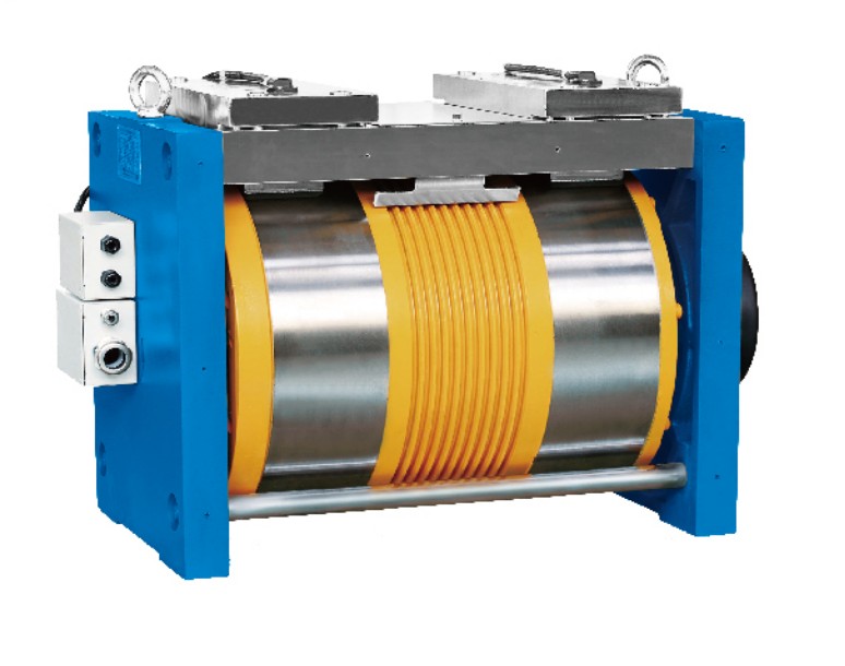 Motorized Projector Lift Parts Elevator Gearless Traction Machine