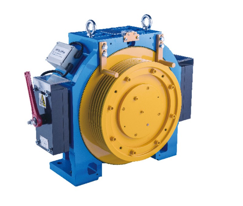 Lift Parts/ Elevator Gearless Machine For Small Elevator