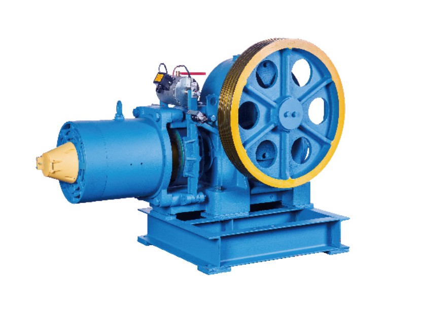 Elevator Geared Traction Motor In China