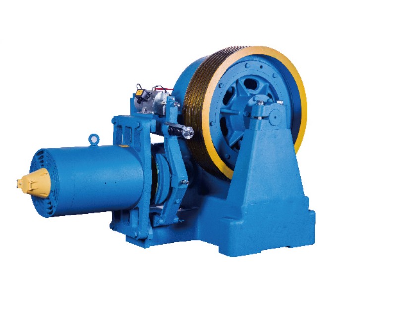 Elevator Geared Traction Motor In China