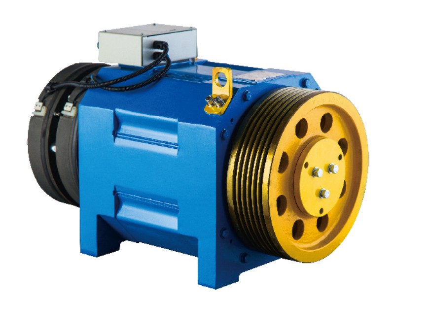 Elevator Motor Gearless Traction Machine With Good Quality