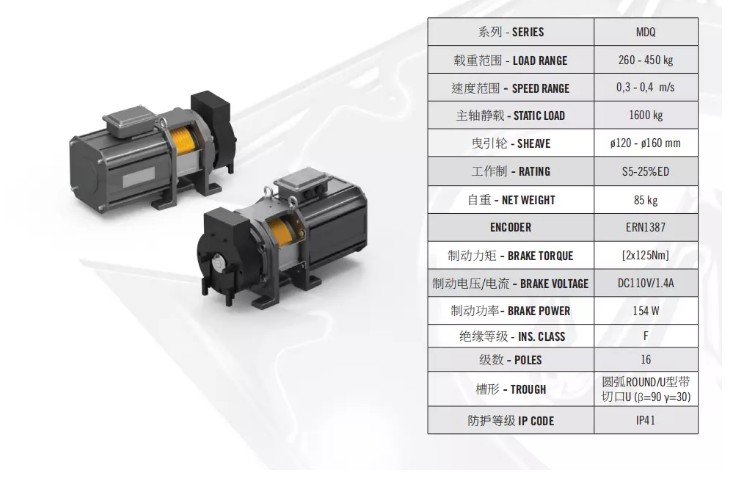 Montanari Gearless Motor Elevator Machine From China Supplier